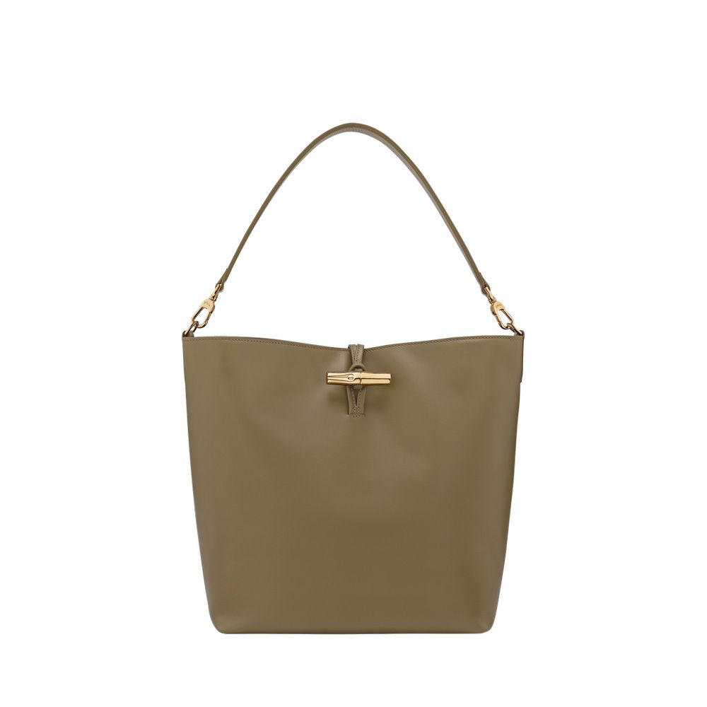 Longchamp Le Roseau Hobo M Olive 258186 groen