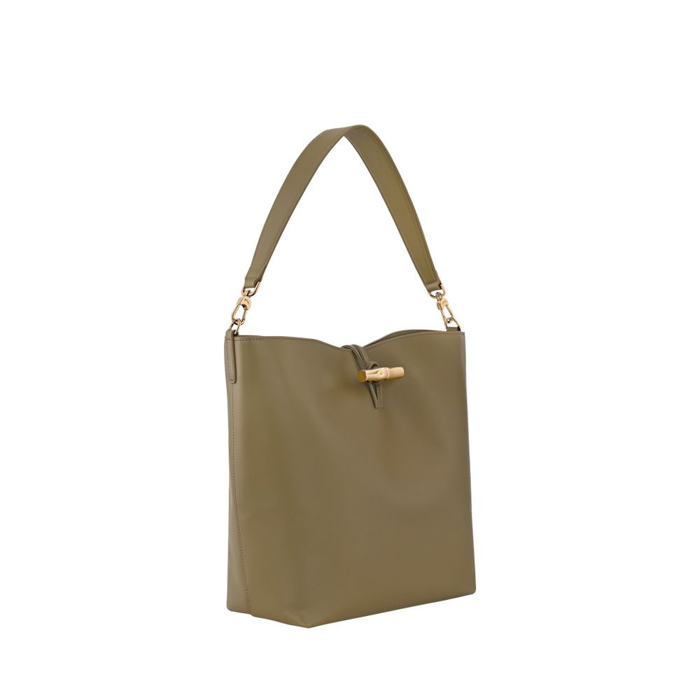 Longchamp Le Roseau Hobo M Olive 258186 groen