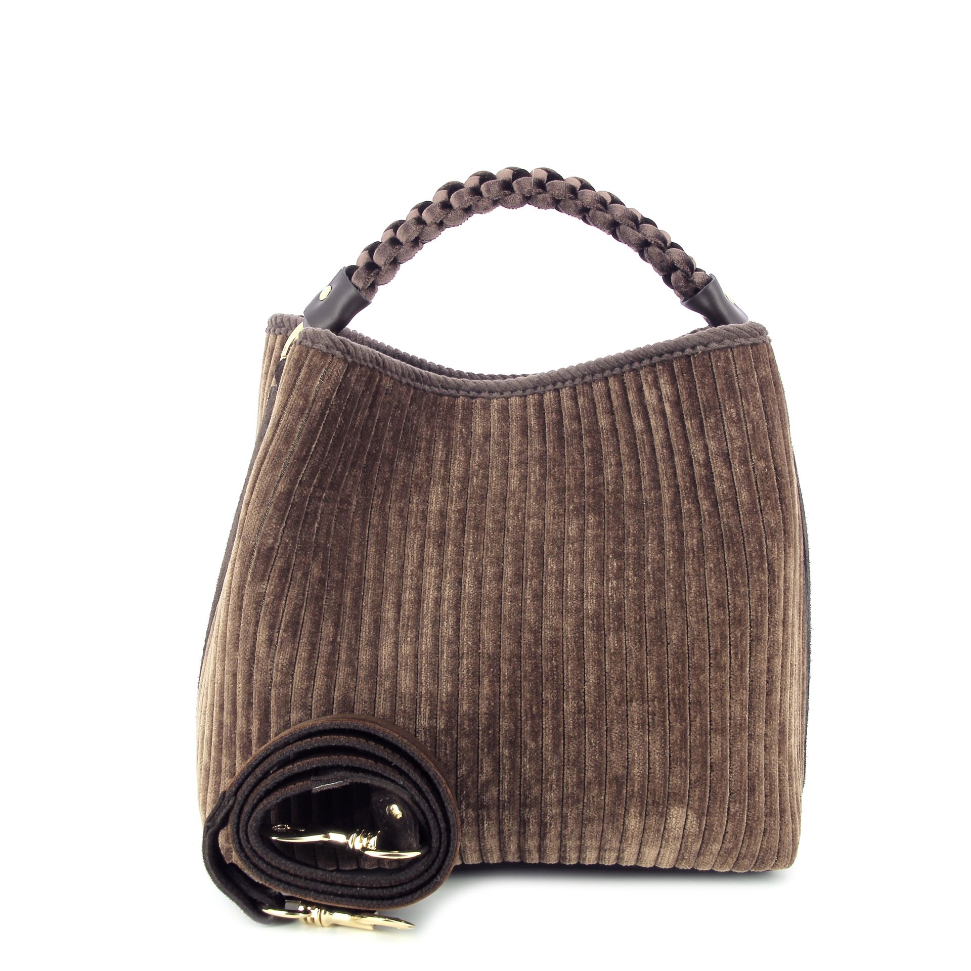 Via Mail Bag Coral Velvet 258193 bruin