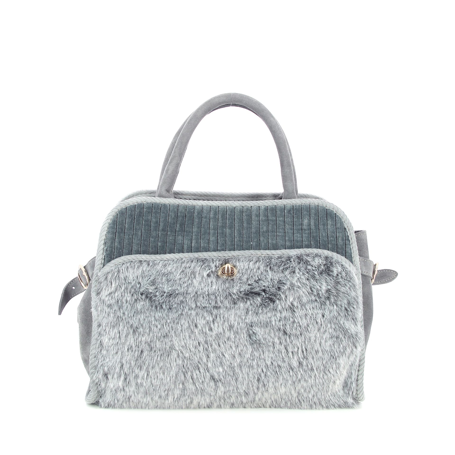 Via Mail Bag Sharon Fur 258202 grijs