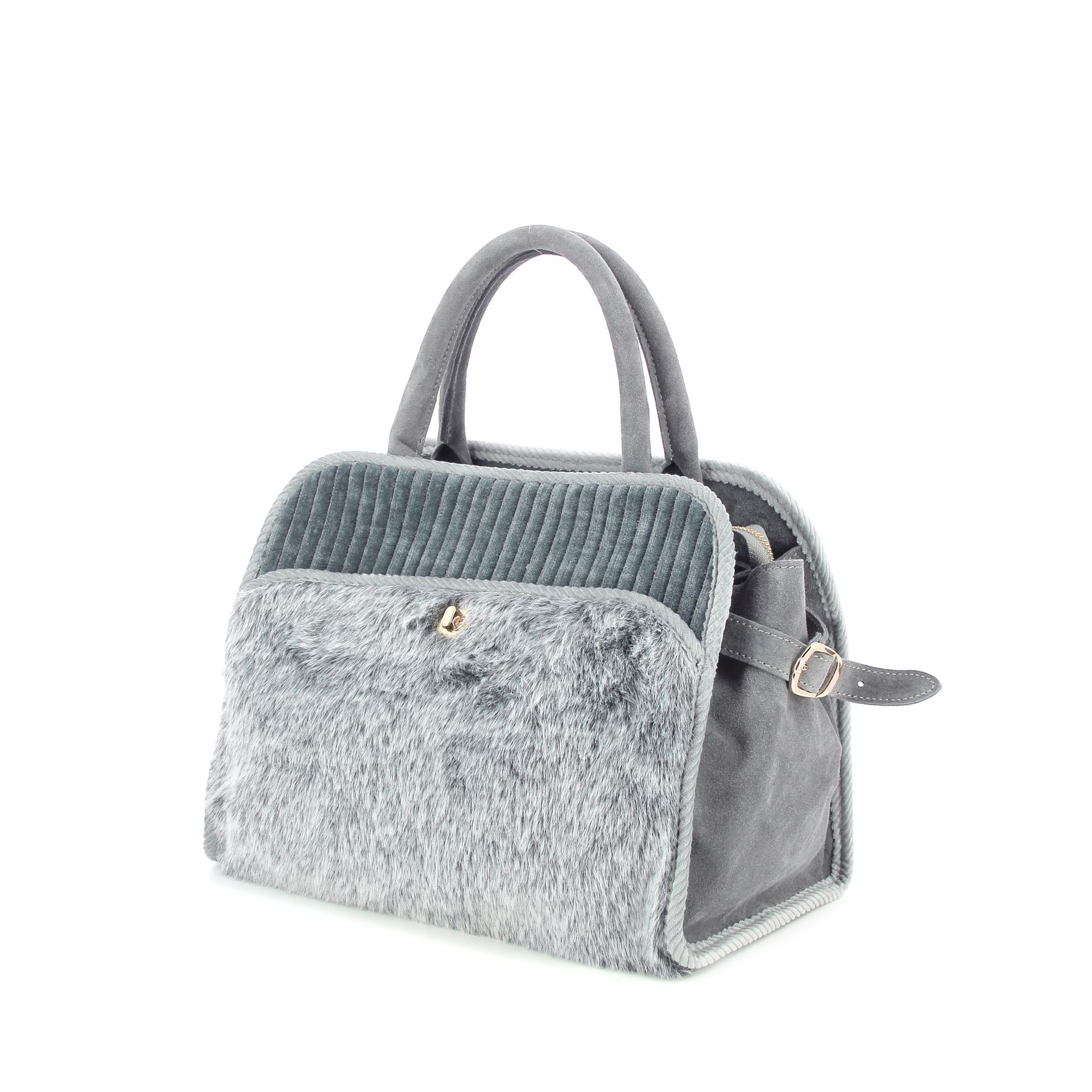 Via Mail Bag Sharon Fur 258202 grijs