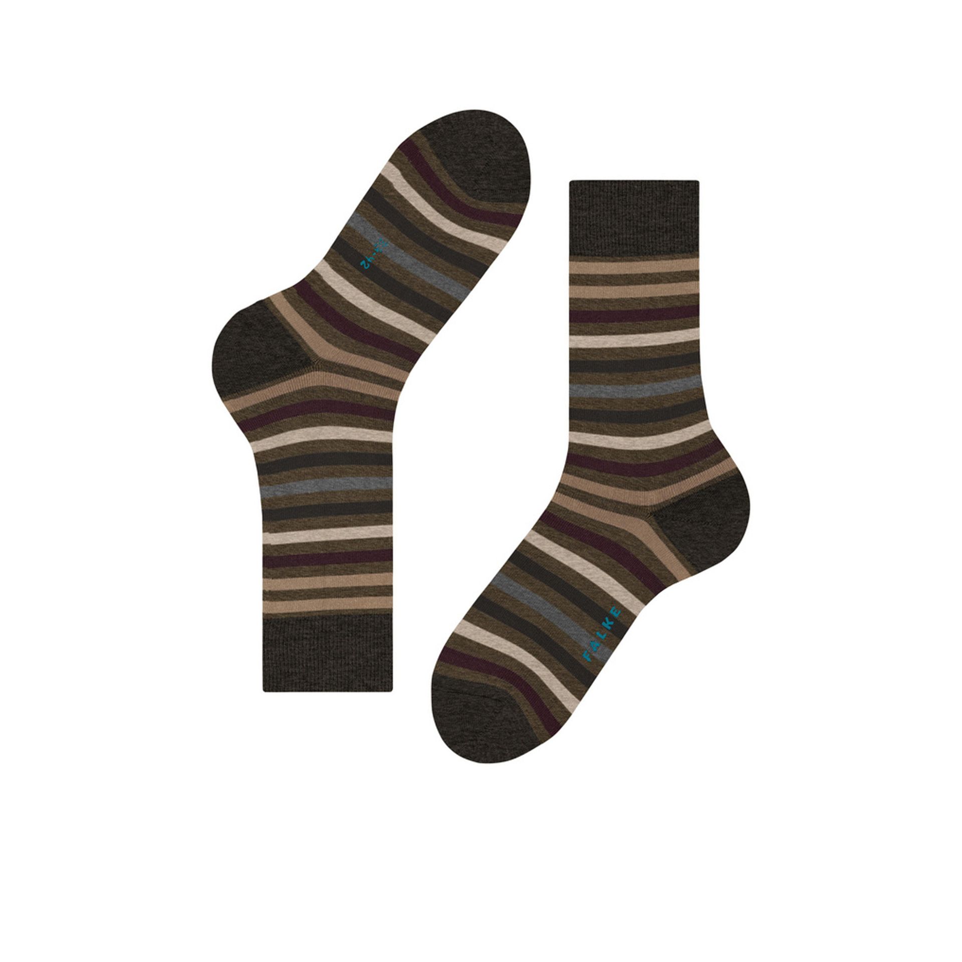 Falke Tinted Stripe Beech 258215 bruin