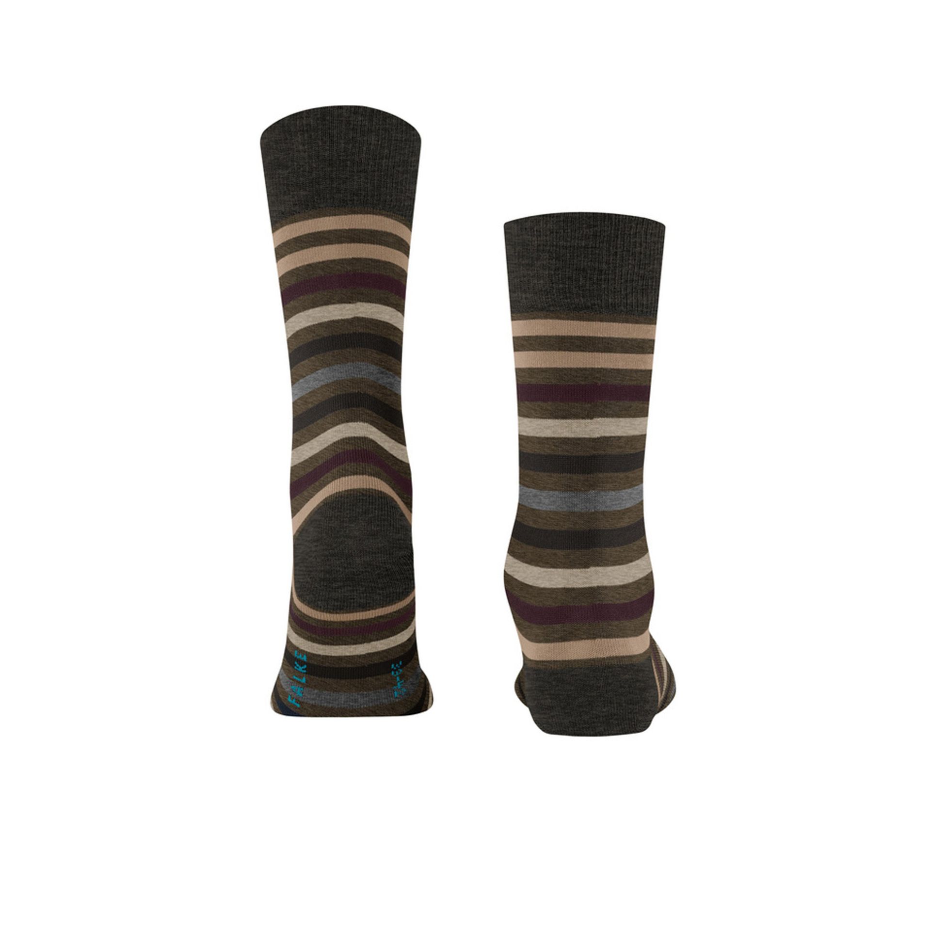 Falke Tinted Stripe Beech 258215 bruin