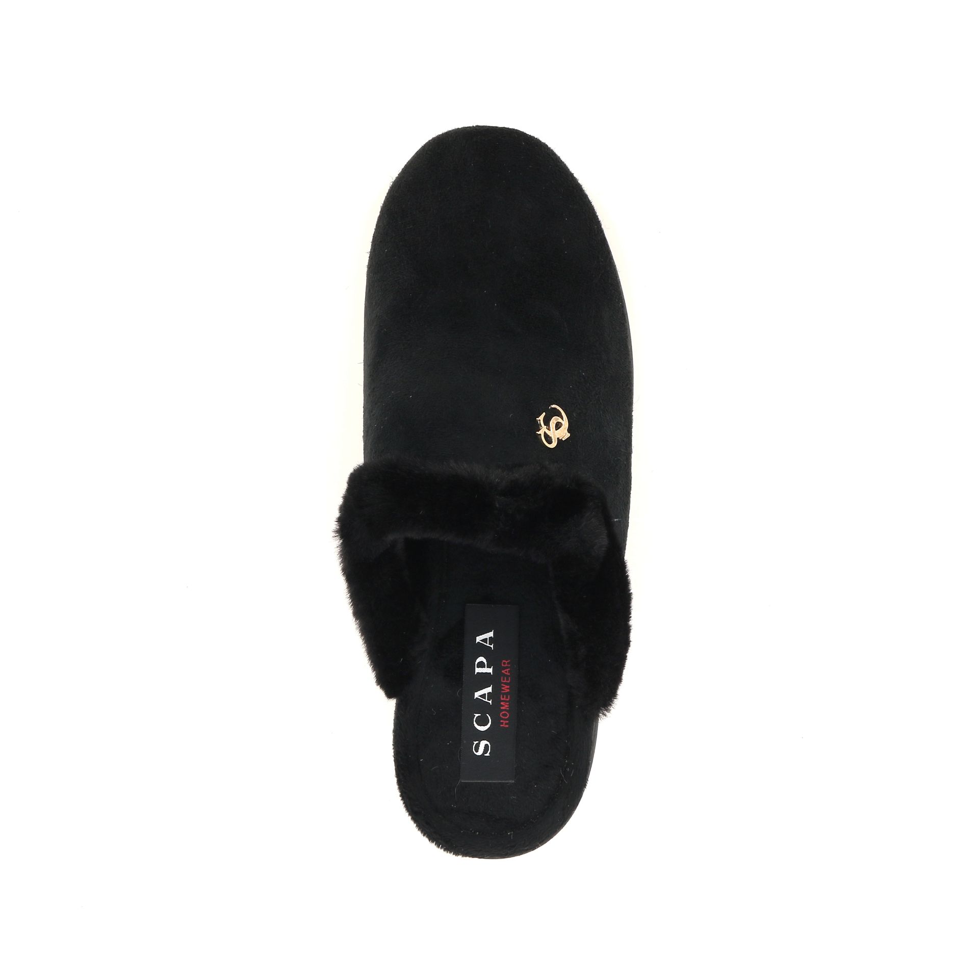 Scapa Pantoffel 258251 zwart