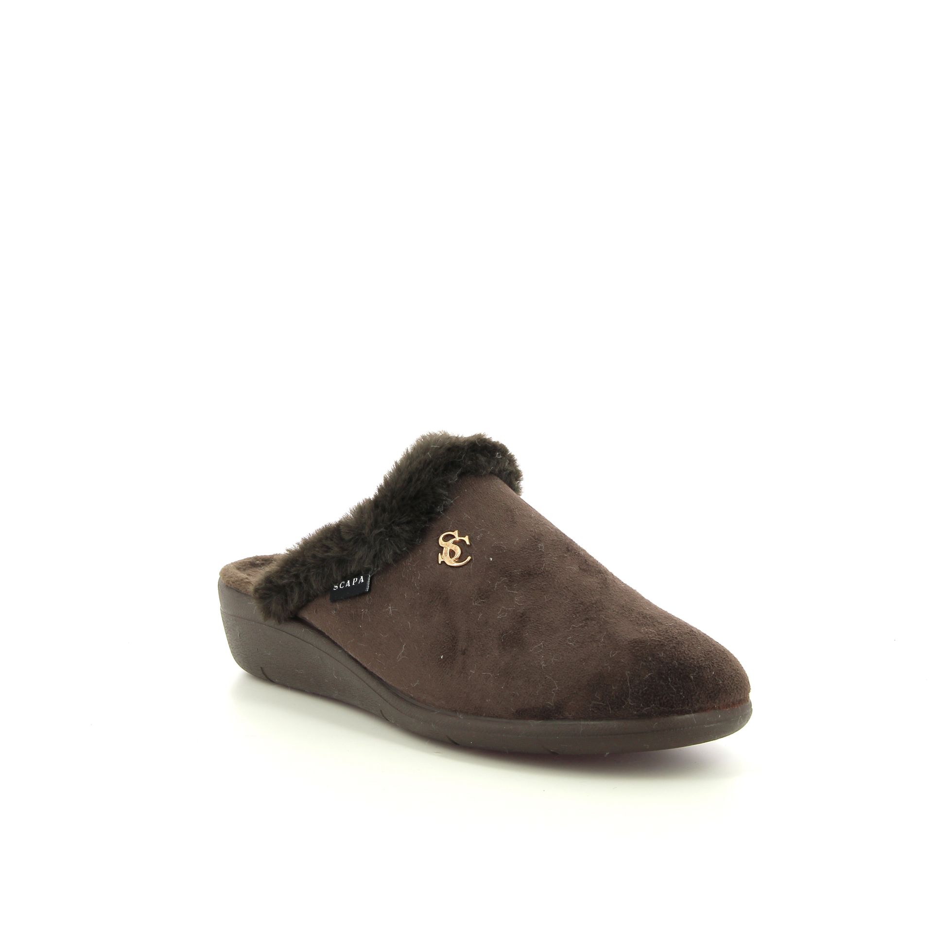Scapa Pantoffel 258252 bruin