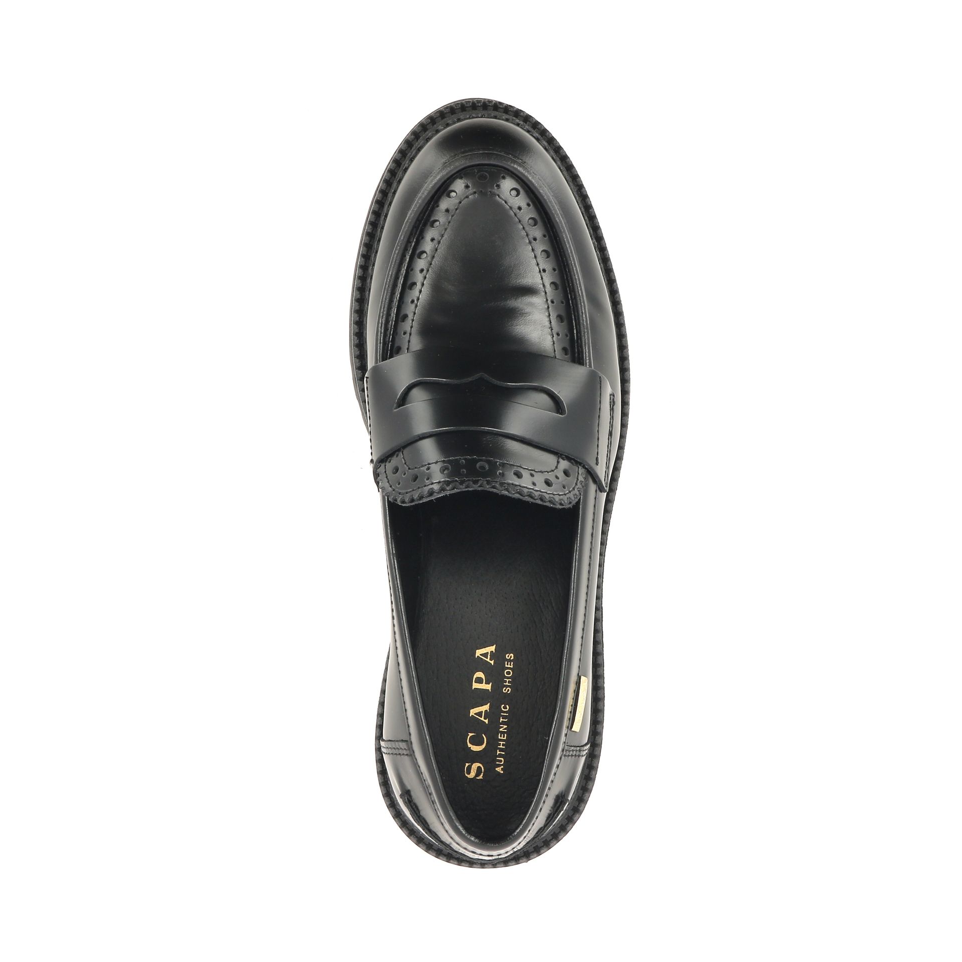 Scapa Mocassin 258253 zwart