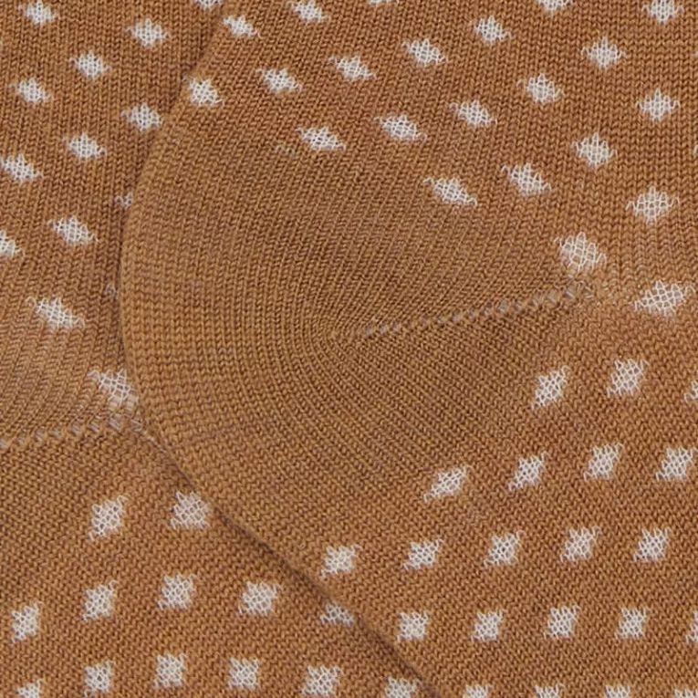 Doré Doré Kniekous Fantaisie Camel 258378 cognac