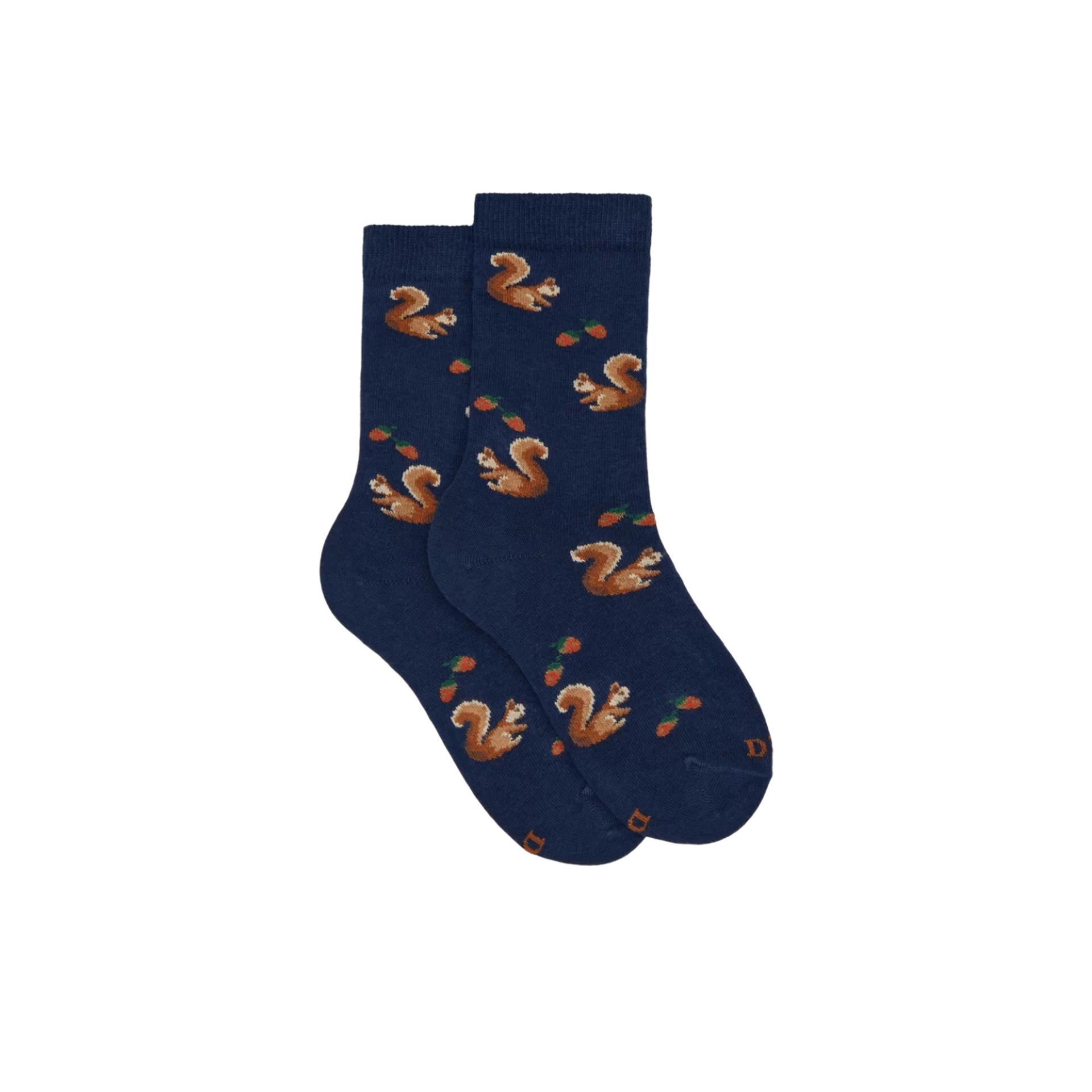 Doré Doré Sokken Fantaisie eekhoorns 258395 blauw