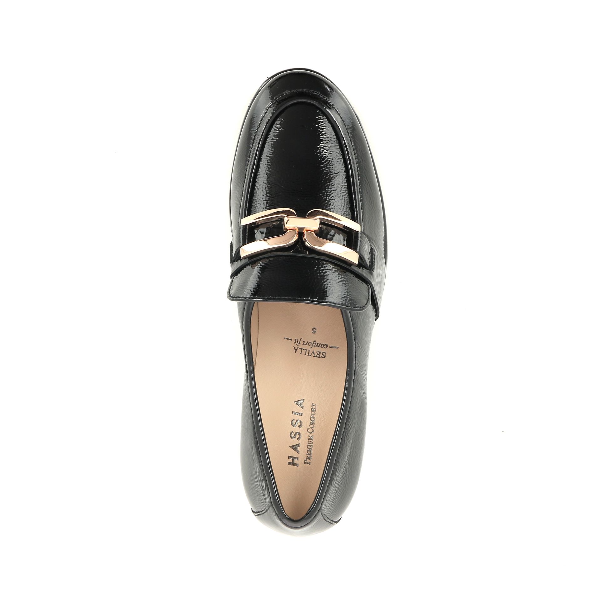 Hassia Mocassin 258401 zwart