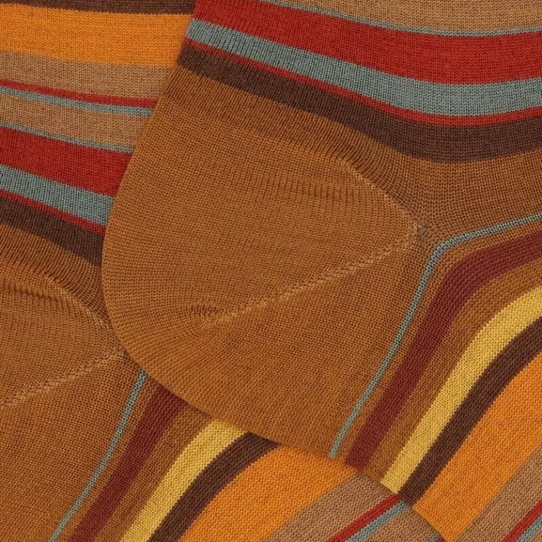 Doré Doré Rayures Safran/ Orange Ecureuil 258434 geel