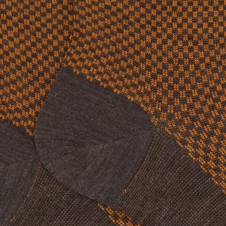 Doré Doré Sokken Laine Mérinos Loutre/épice 258446 geel