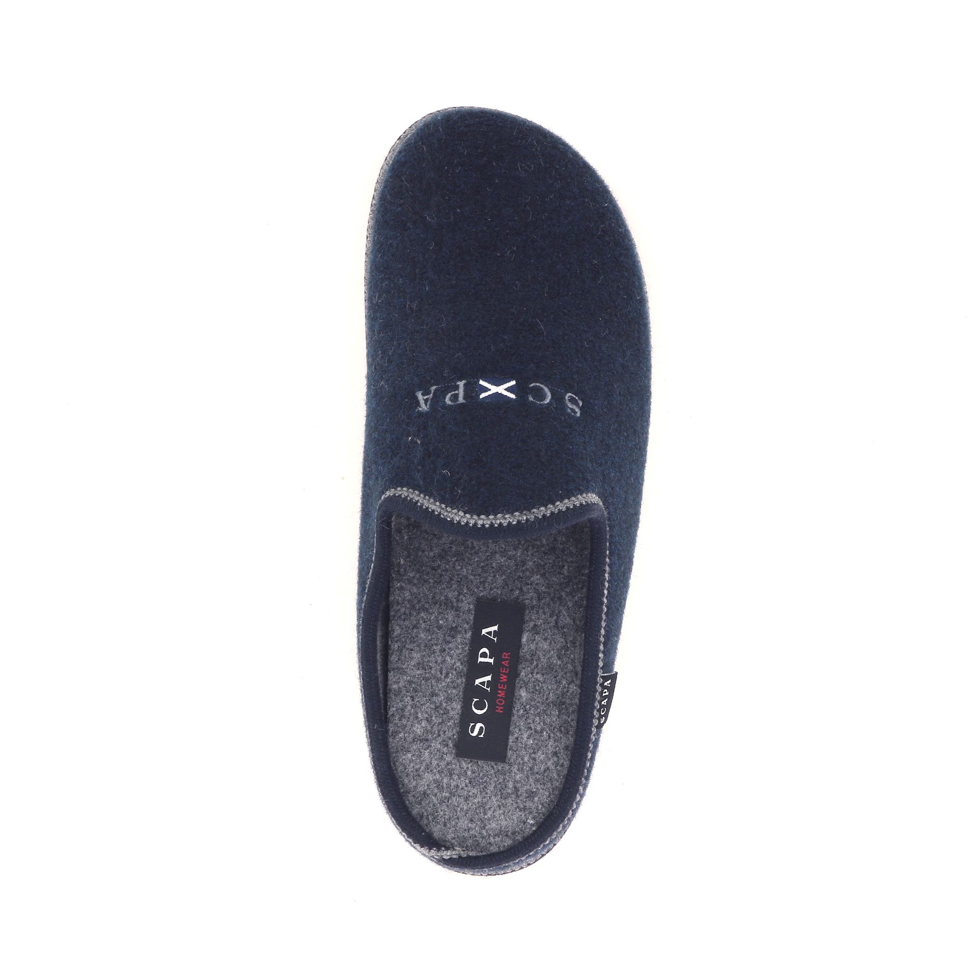 Scapa Pantoffel 258724 blauw