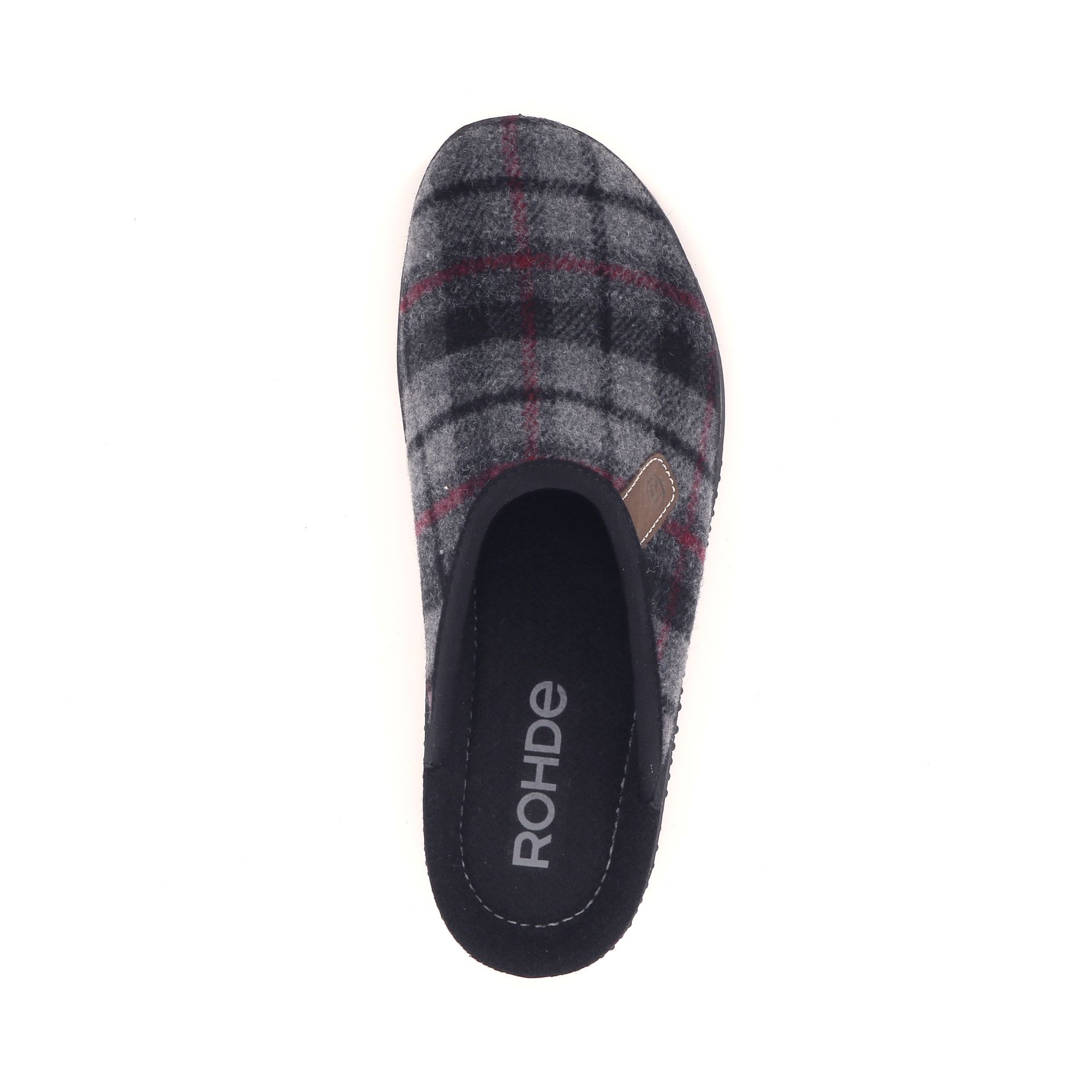 Rohde Pantoffel 258823 grijs