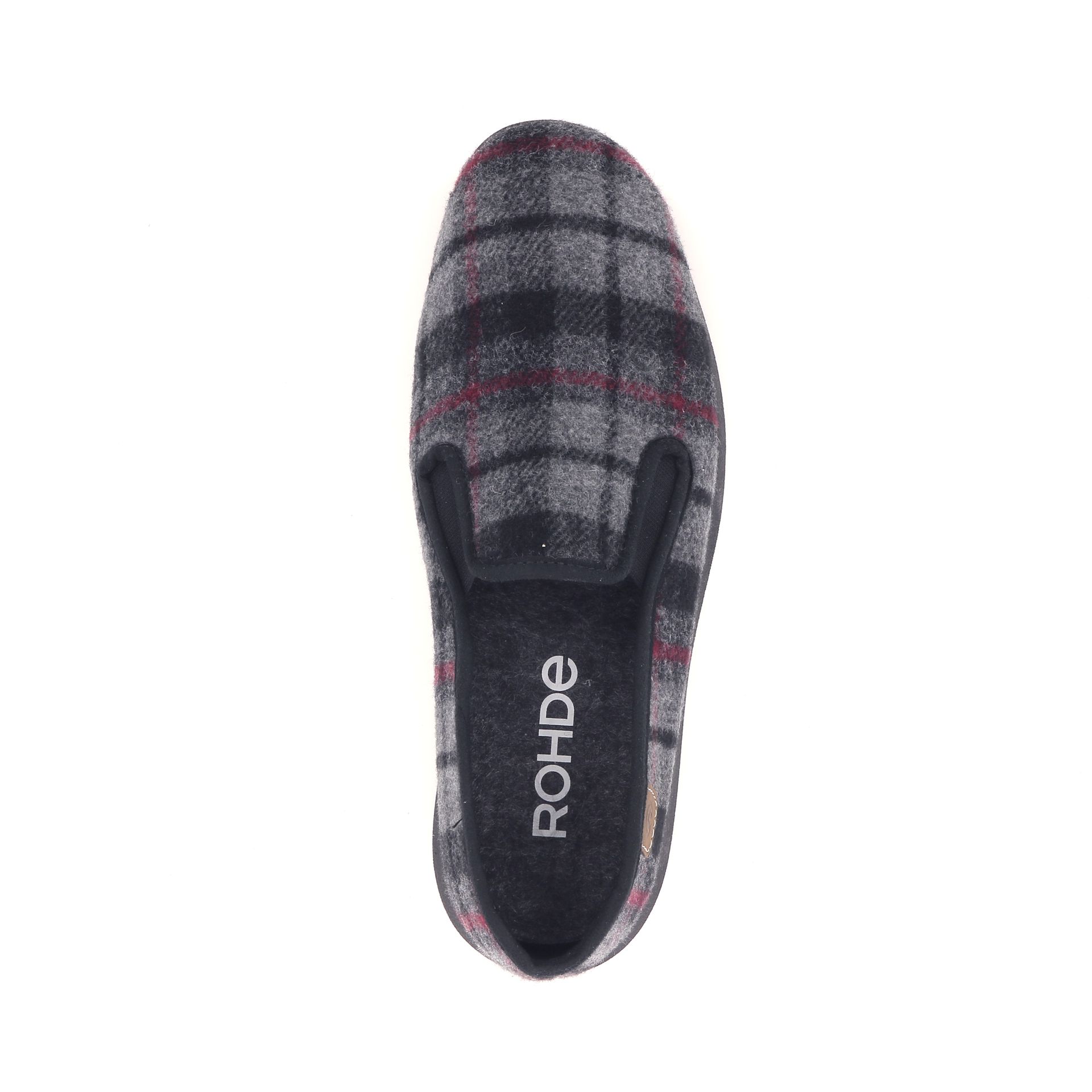 Rohde Pantoffel 258824 grijs