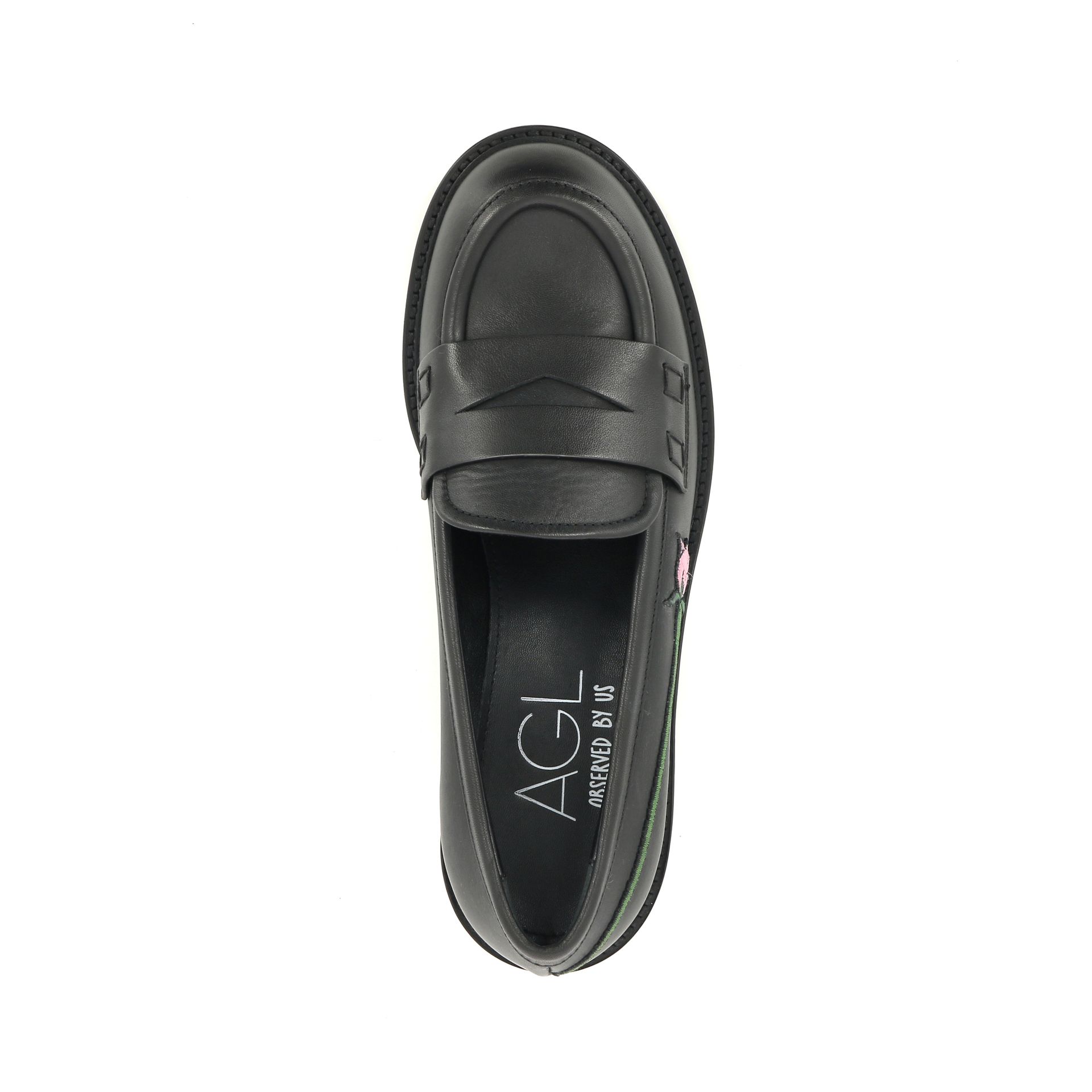 Agl Mocassin 259002 zwart