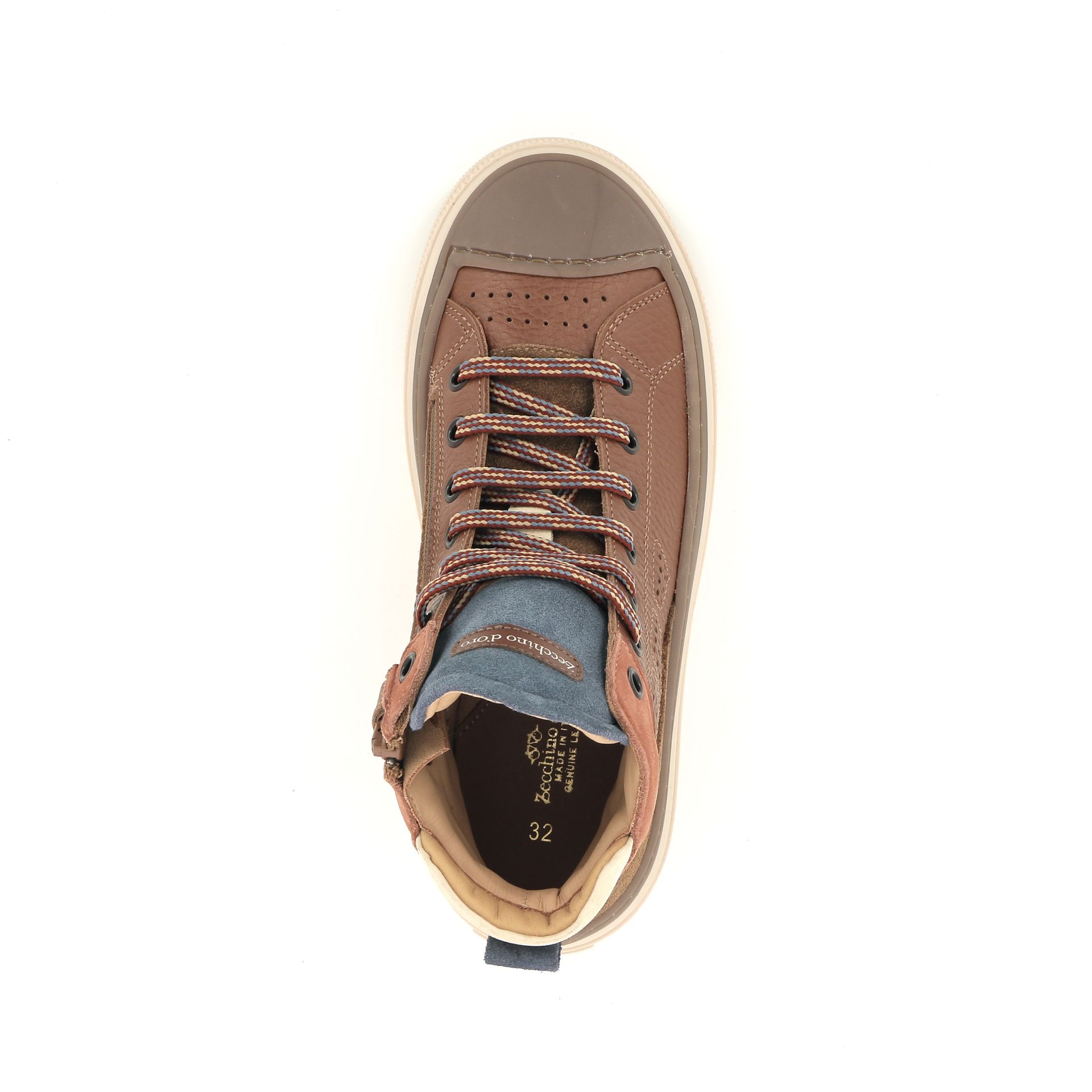 Zecchino D'oro Sneaker High-Top 259672 cognac