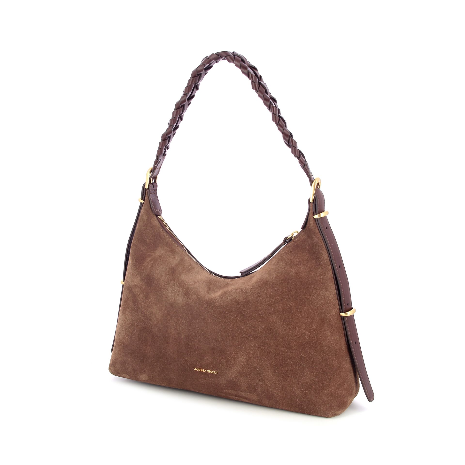 Vanessa Bruno Jane PM Zip 259918 cognac