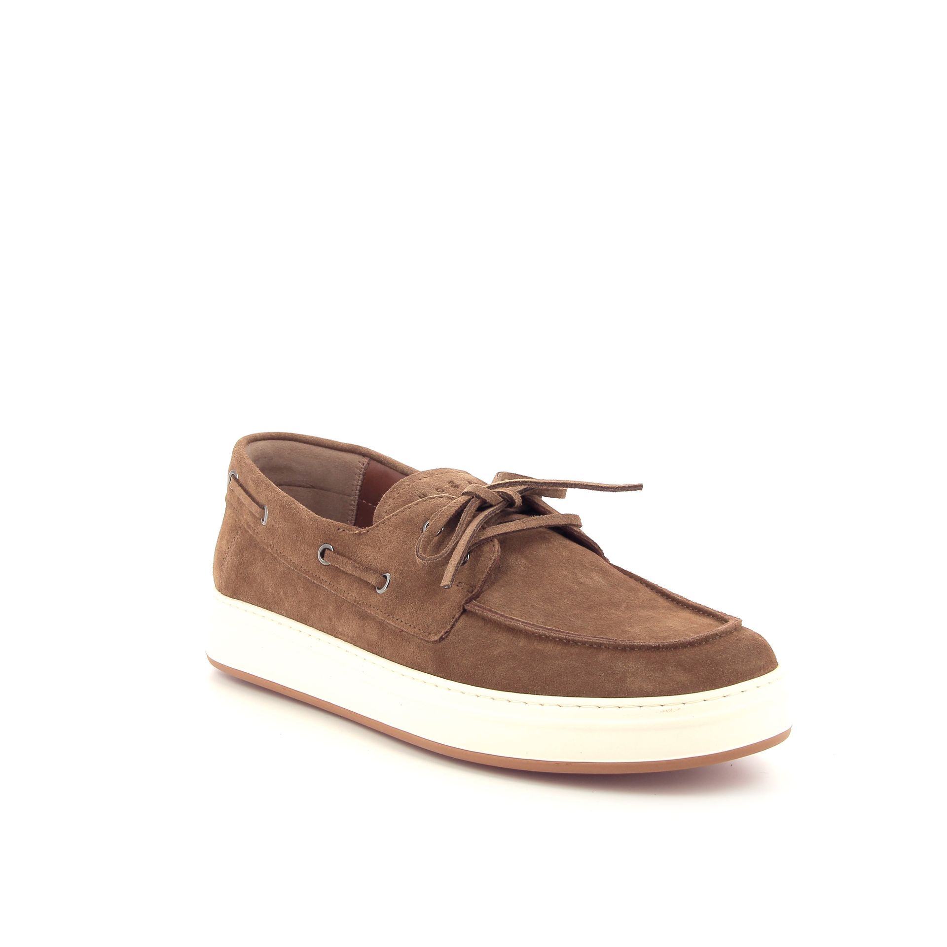 Hogan Boat Loafers H-TV 260482 cognac