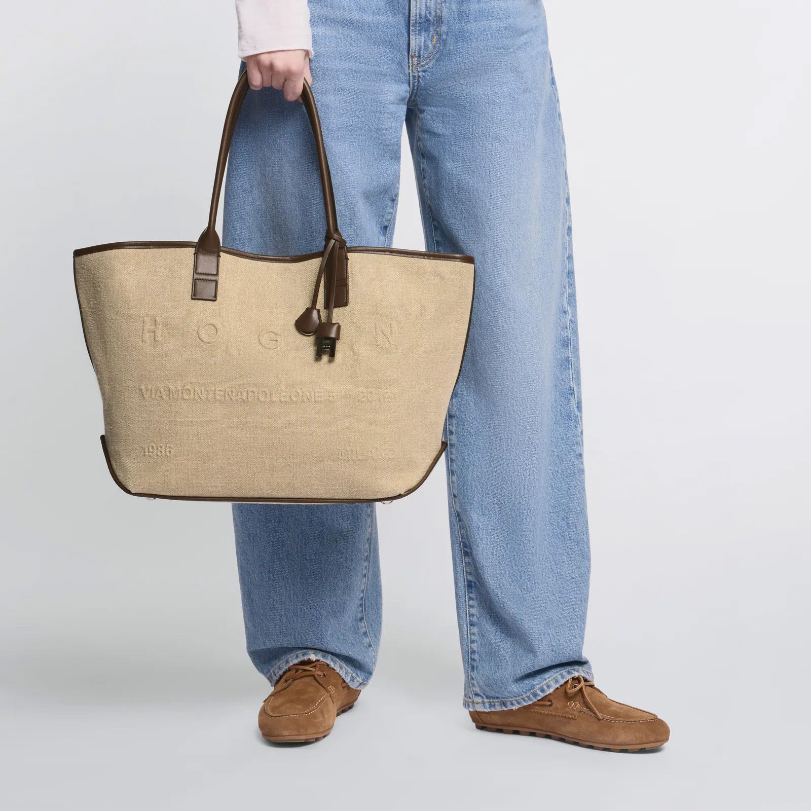 Hogan Script 260630 beige