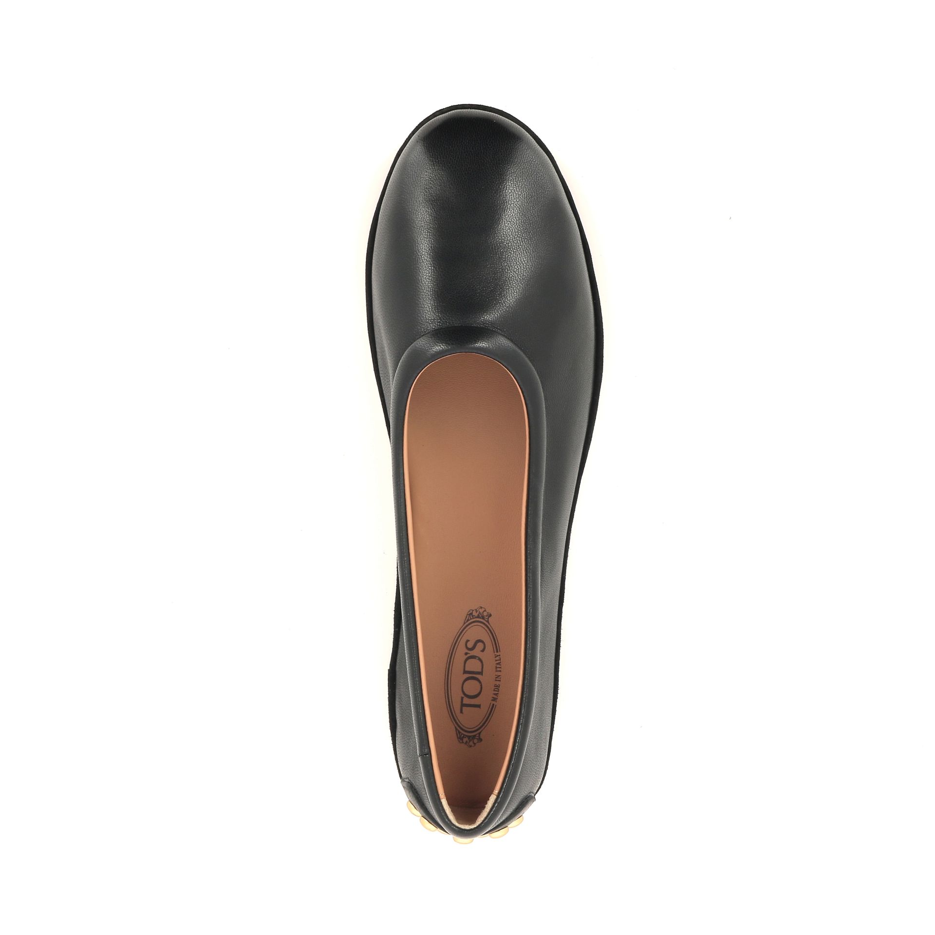 Tod's Metal Dots Ballerina 260677 zwart