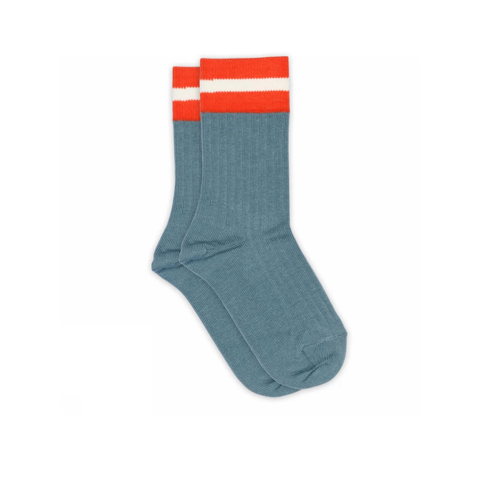 Mp Denmark Valde Socks Provincial Blue 260976 blauw