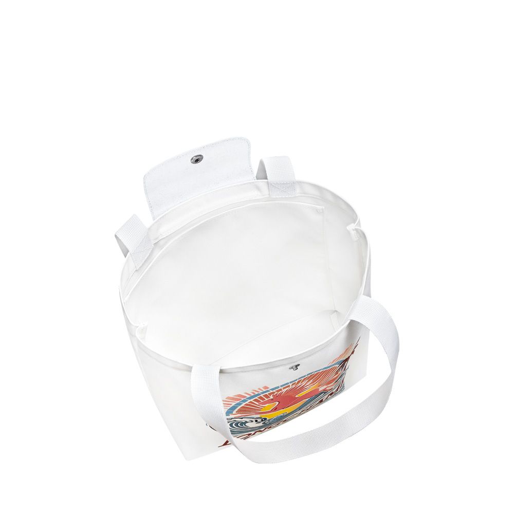 Longchamp Le Pliage Collection Shopper M 261025 wit