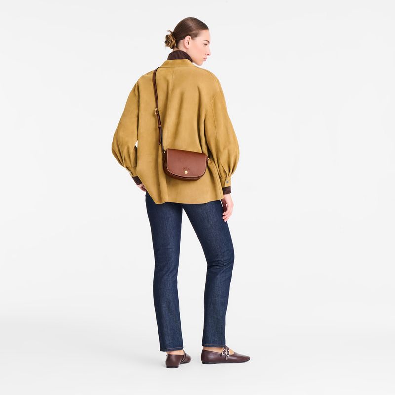 Longchamp Epure S Brown 261037 cognac