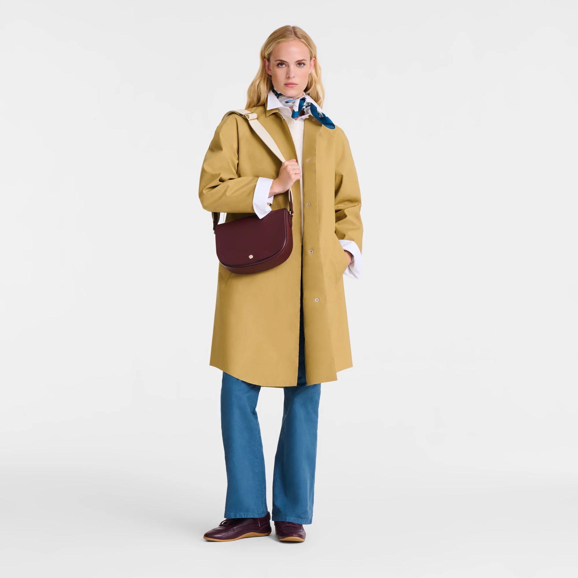 Longchamp Epure Timeless M Burgundy 261044 rood