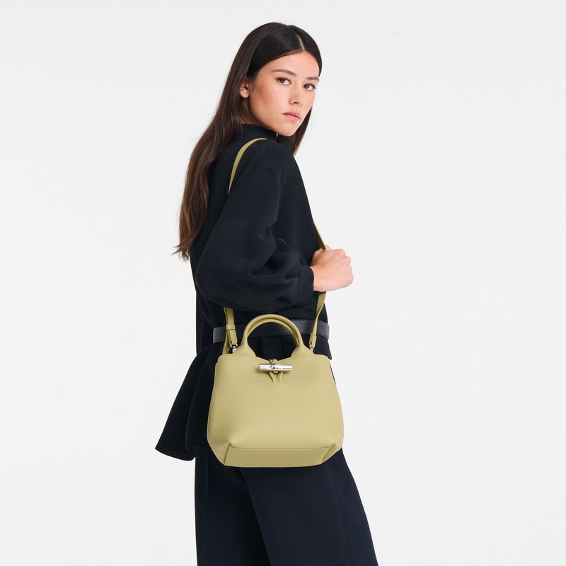 Longchamp Le Roseau S Pistachio 261061 groen