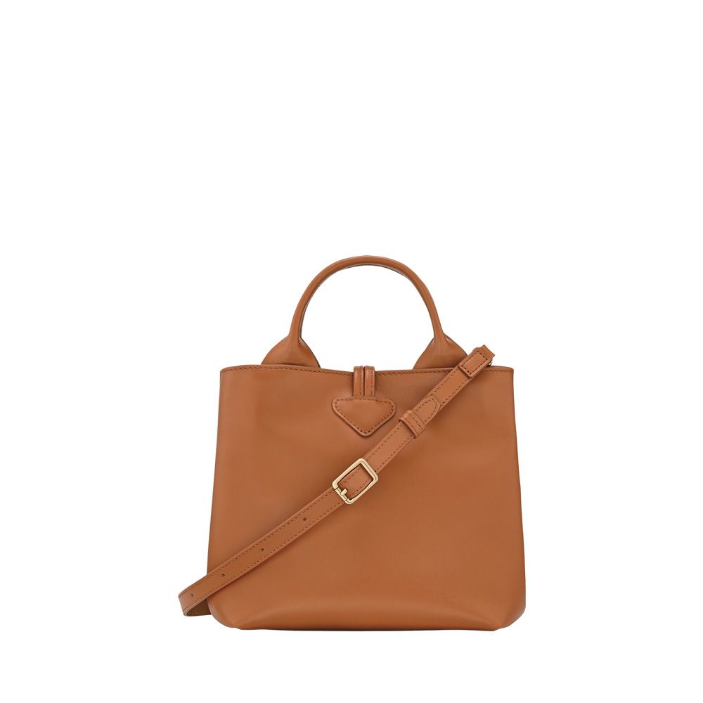Longchamp Le Roseau Sleek S Cashew 261064 cognac