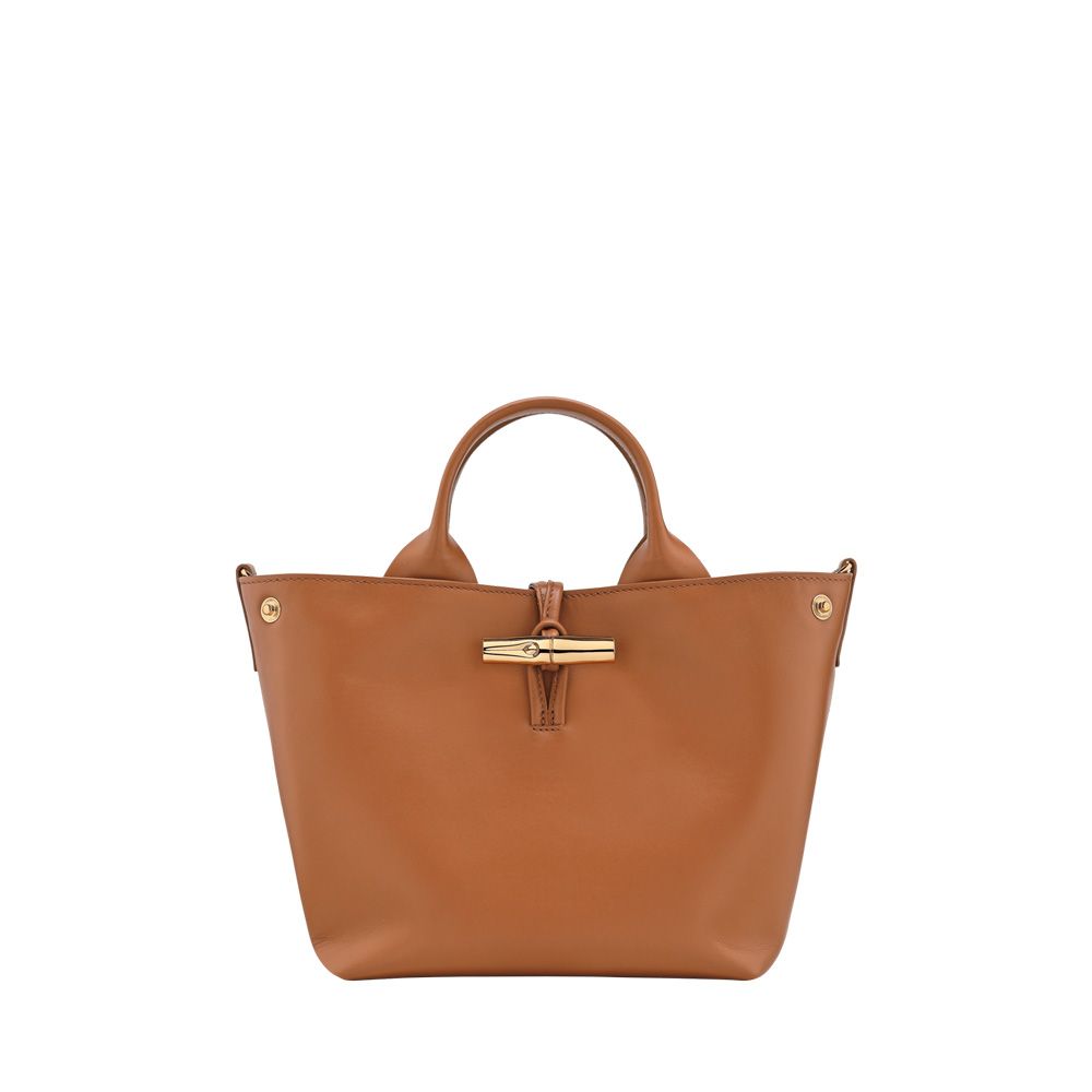 Longchamp Le Roseau Sleek S Cashew 261064 cognac