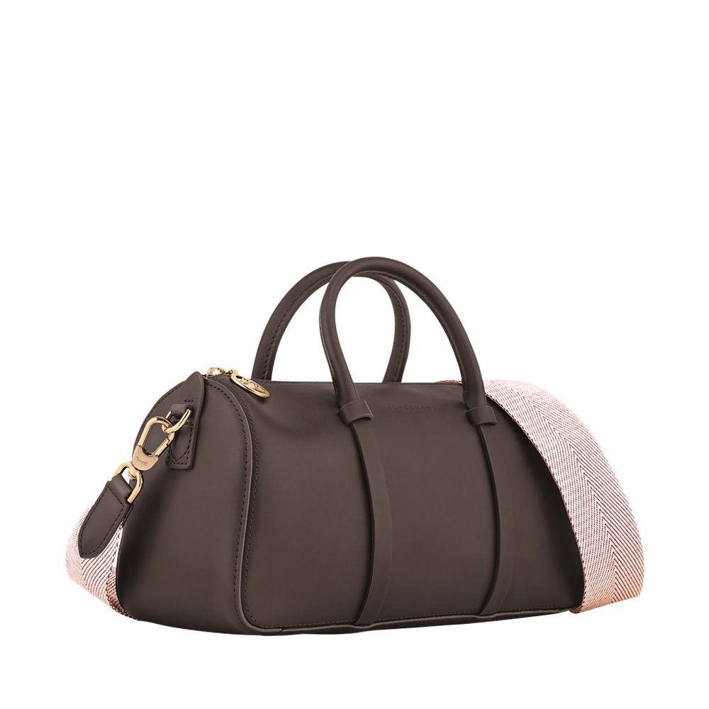 Longchamp Daylong Chevron M Mocha 261066 bruin