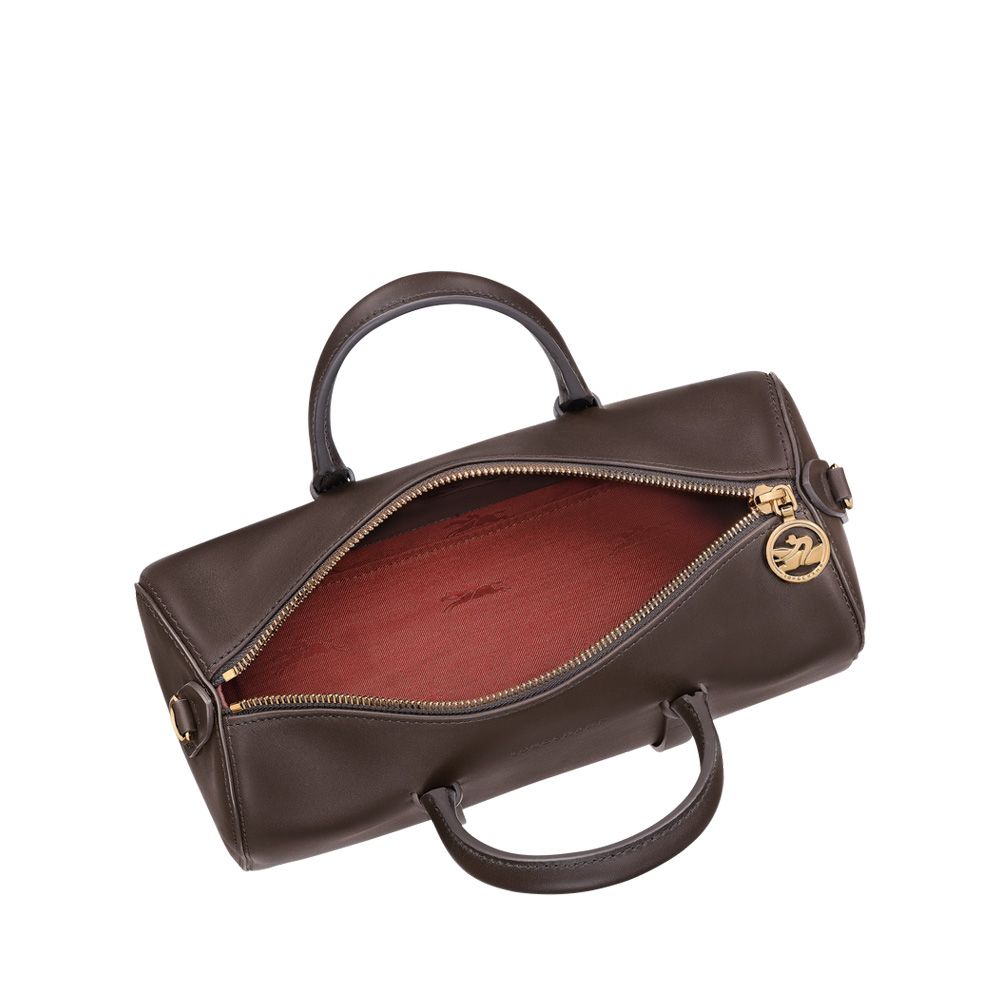 Longchamp Daylong Chevron M Mocha 261066 bruin