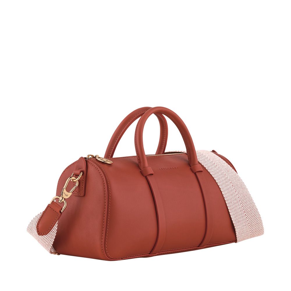 Longchamp Daylong Chevron M Terracotta 261067 cognac