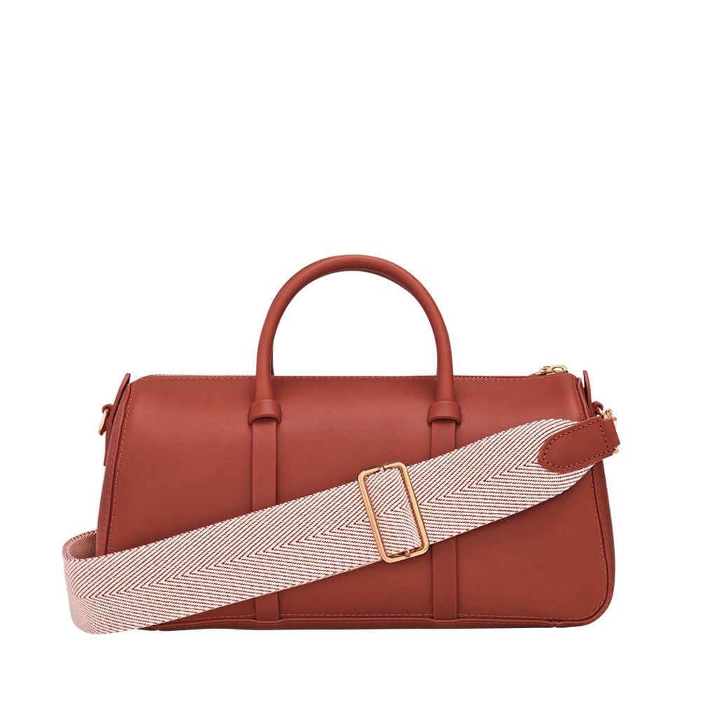 Longchamp Daylong Chevron M Terracotta 261067 cognac