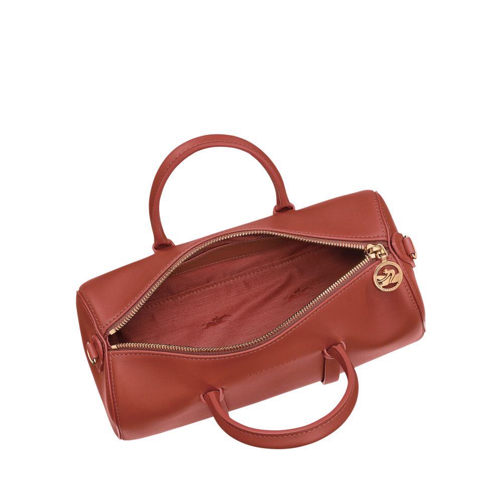 Longchamp Daylong Chevron M Terracotta 261067 cognac