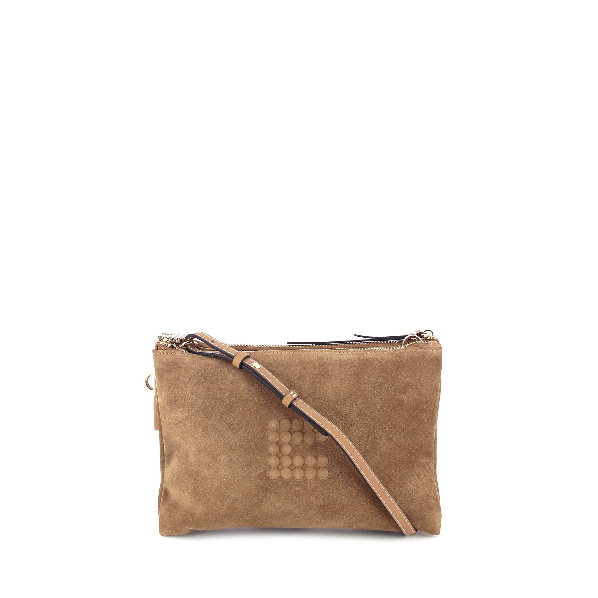 Clio Clyde Suede Brown 261092 cognac