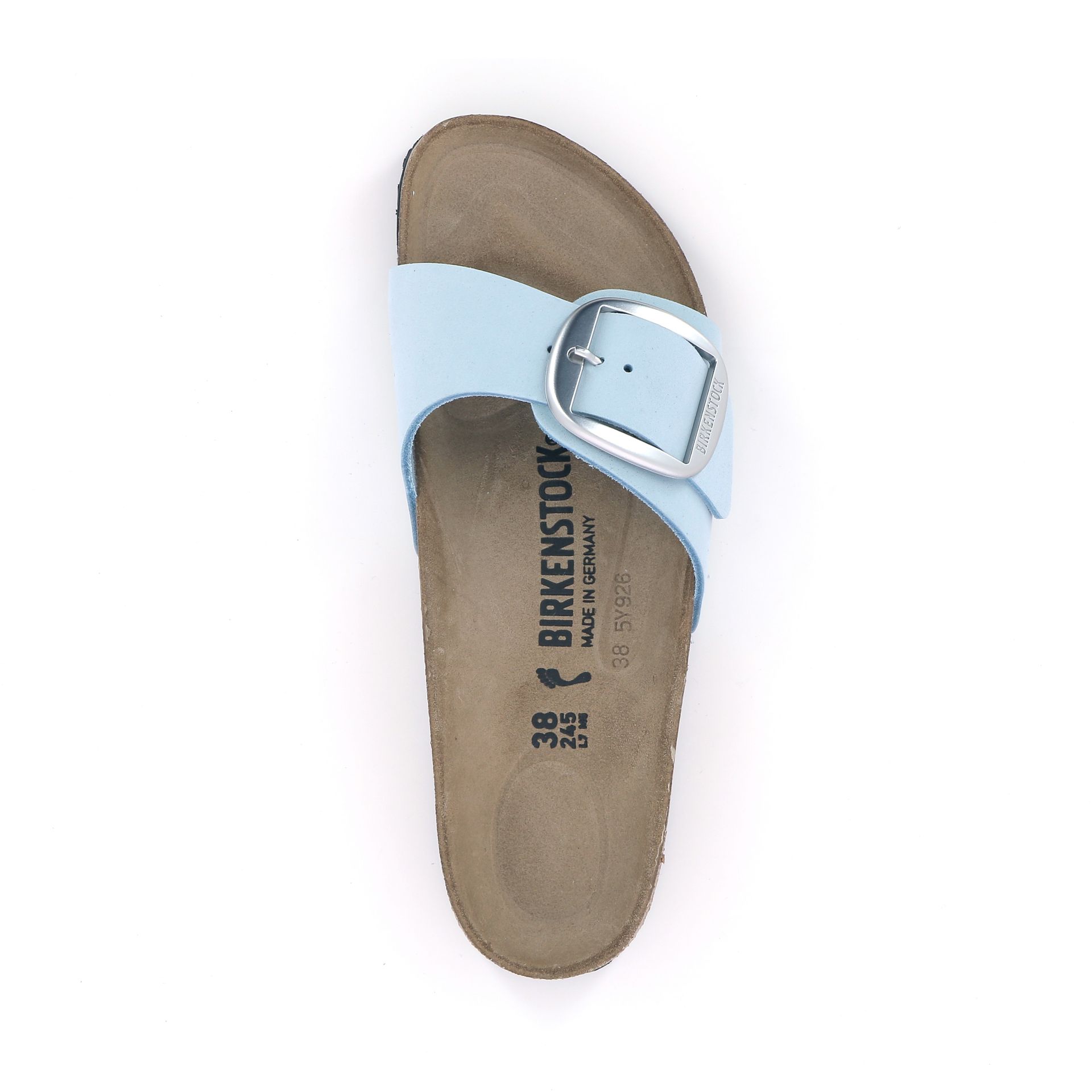 Birkenstock Madrid Big Buckle Baby Blue 261196 blauw