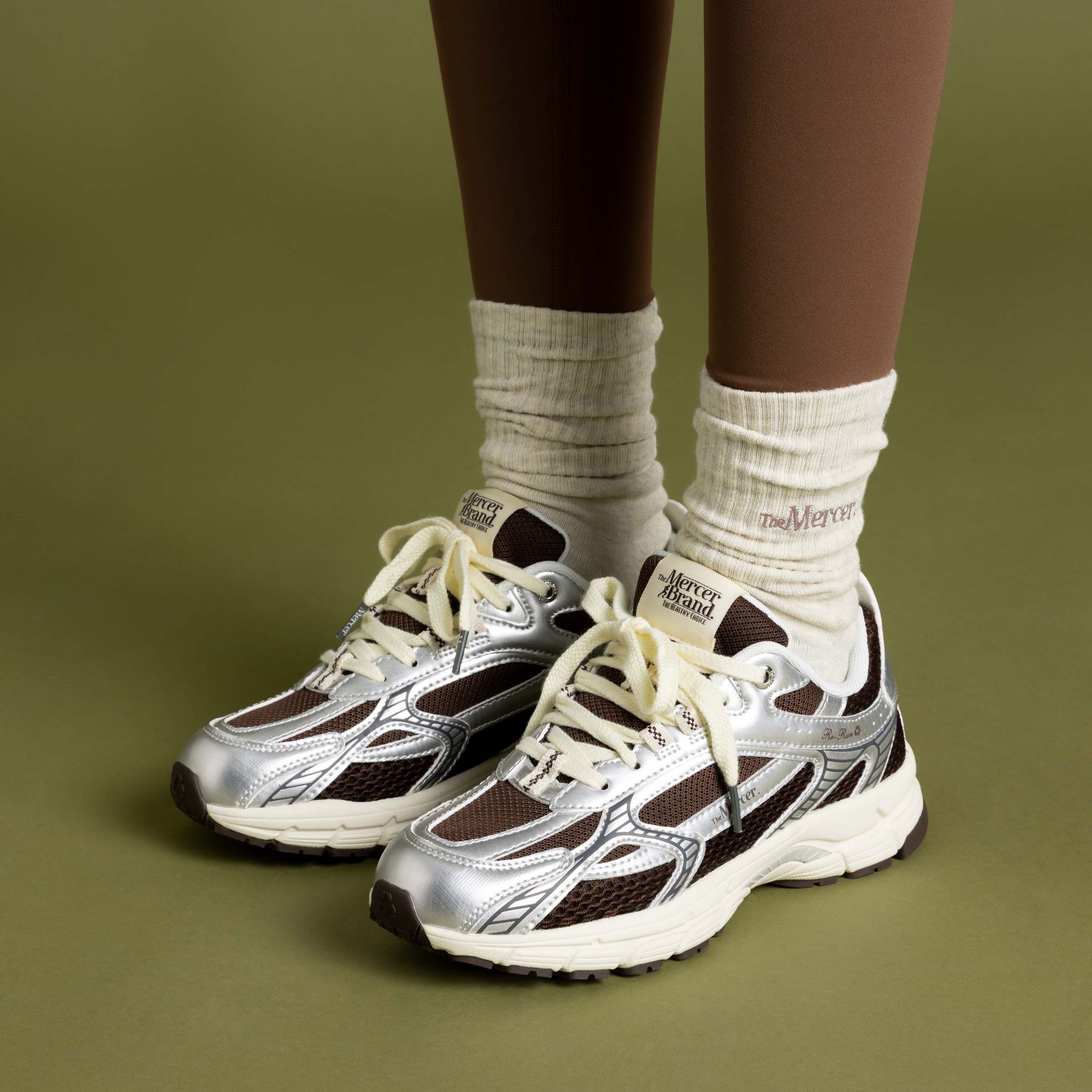 Mercer Re Run Twin Mesh 261321 zilver