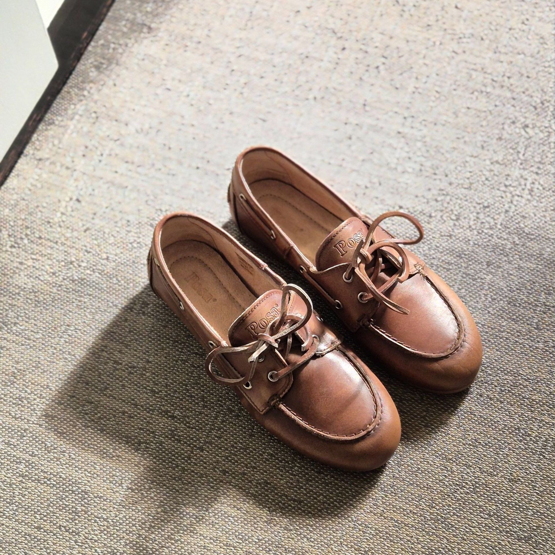 Posa Boatloafer Brown 261495 cognac