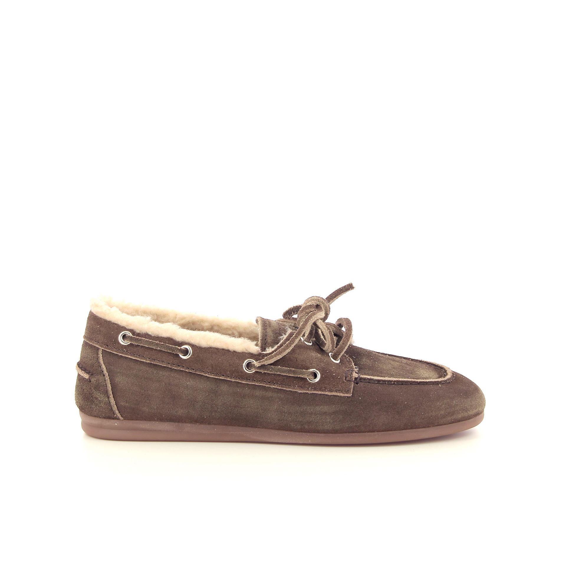 Posa Boatloafer Fur 261497 bruin