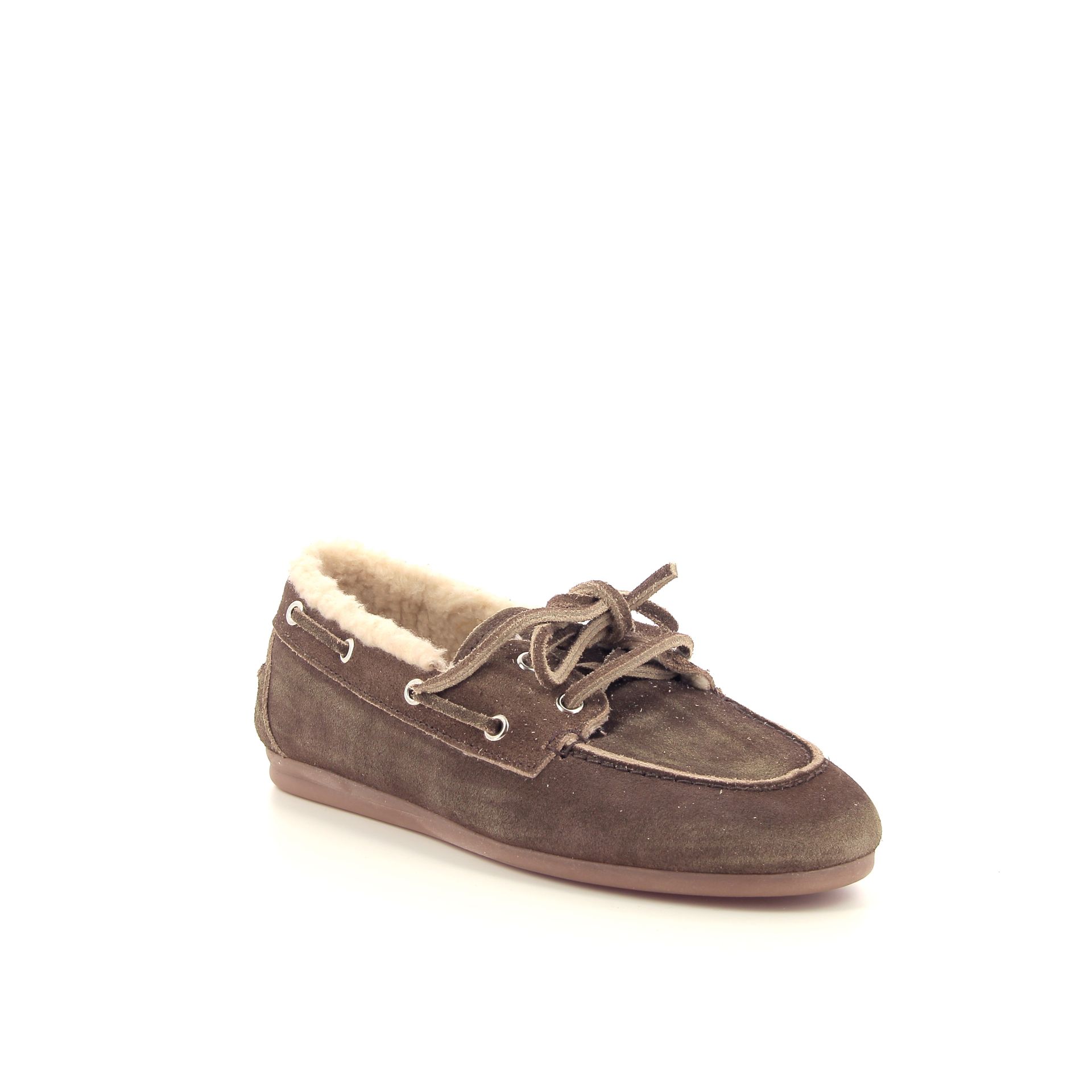 Posa Boatloafer Fur 261497 bruin