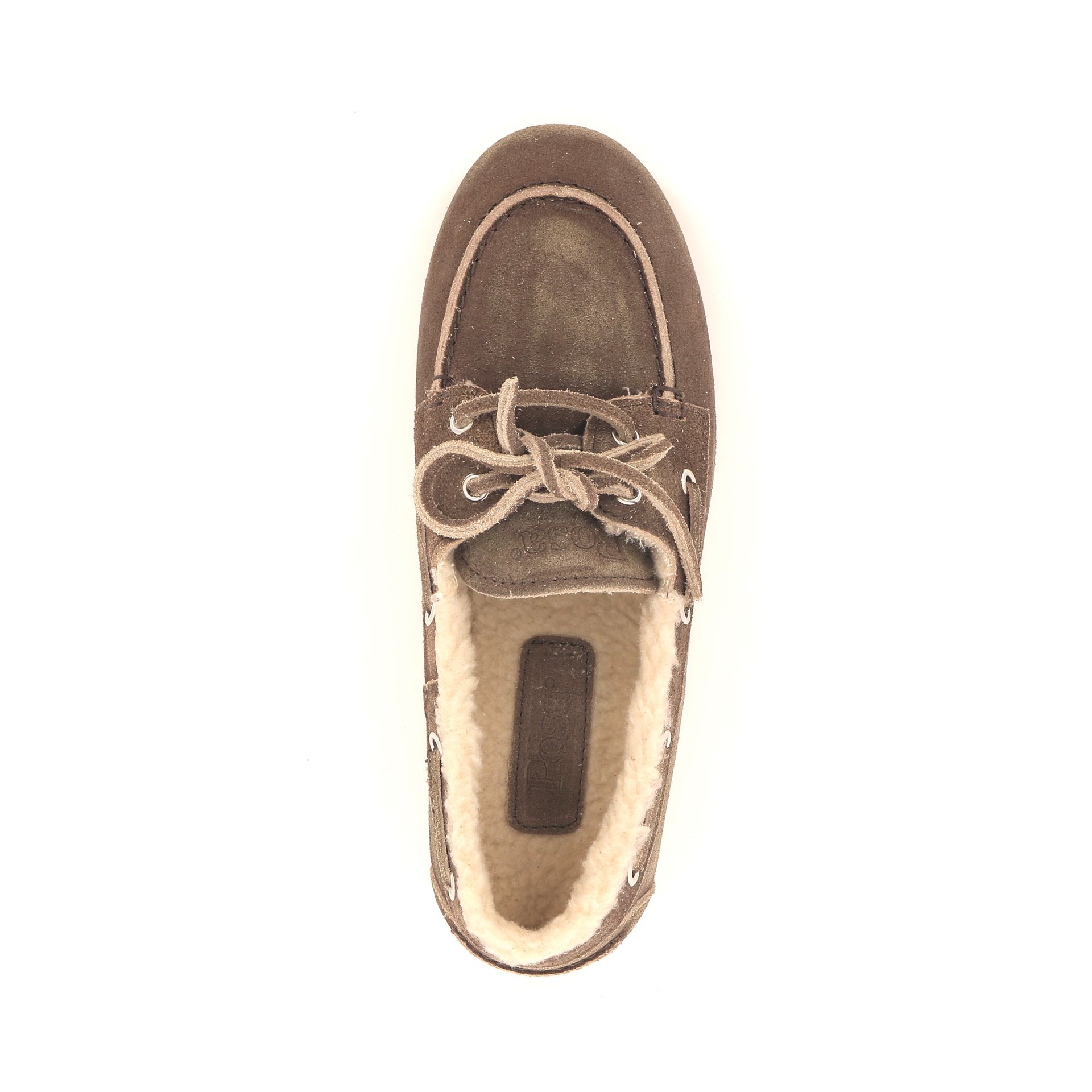 Posa Boatloafer Fur 261497 bruin