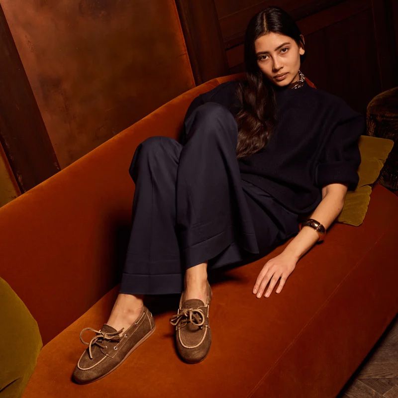 Posa Boatloafer Dark Brown 261498 cognac