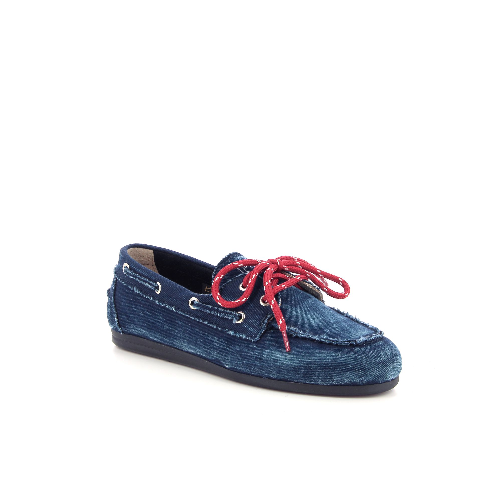 Posa Boatloafer Brushed Denim 261499 blauw