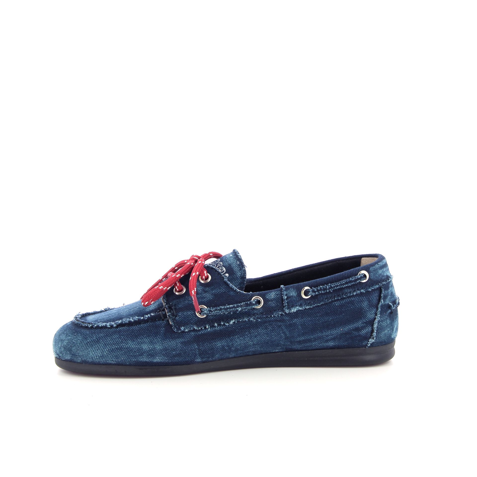 Posa Boatloafer Brushed Denim 261499 blauw