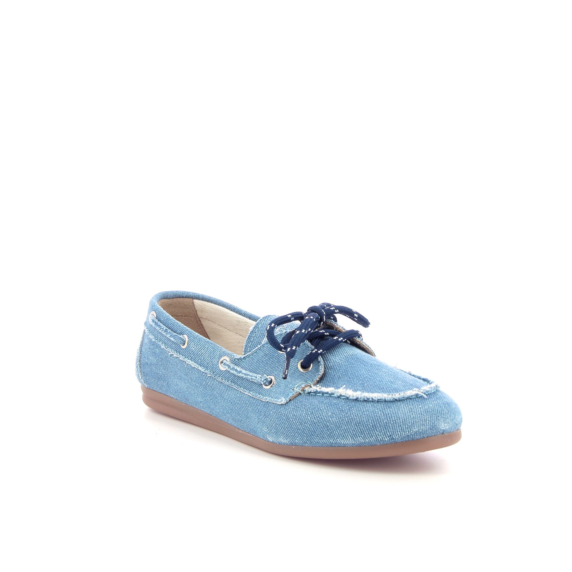 Posa Boatloafer Brushed Denim 261500 blauw
