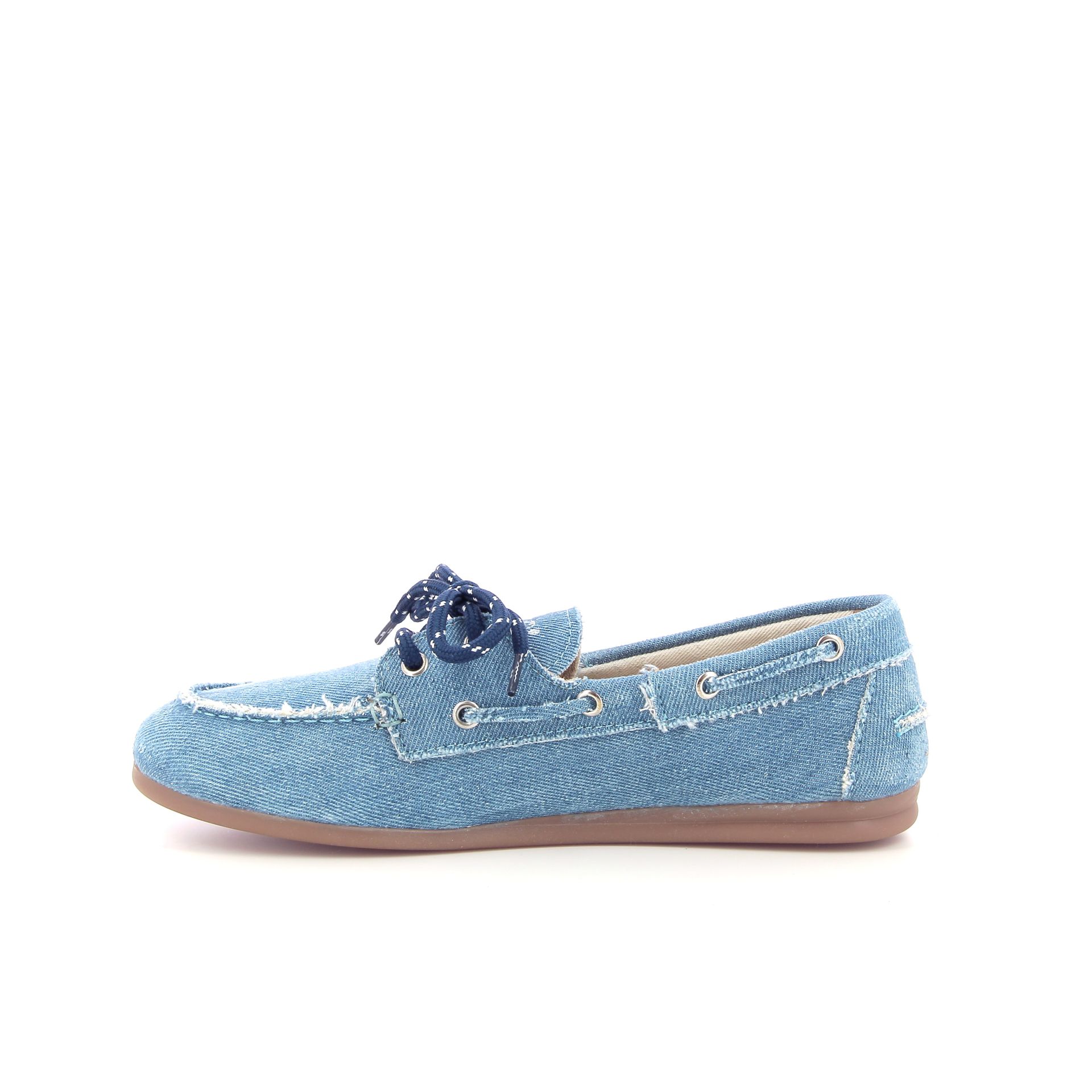 Posa Boatloafer Brushed Denim 261500 blauw