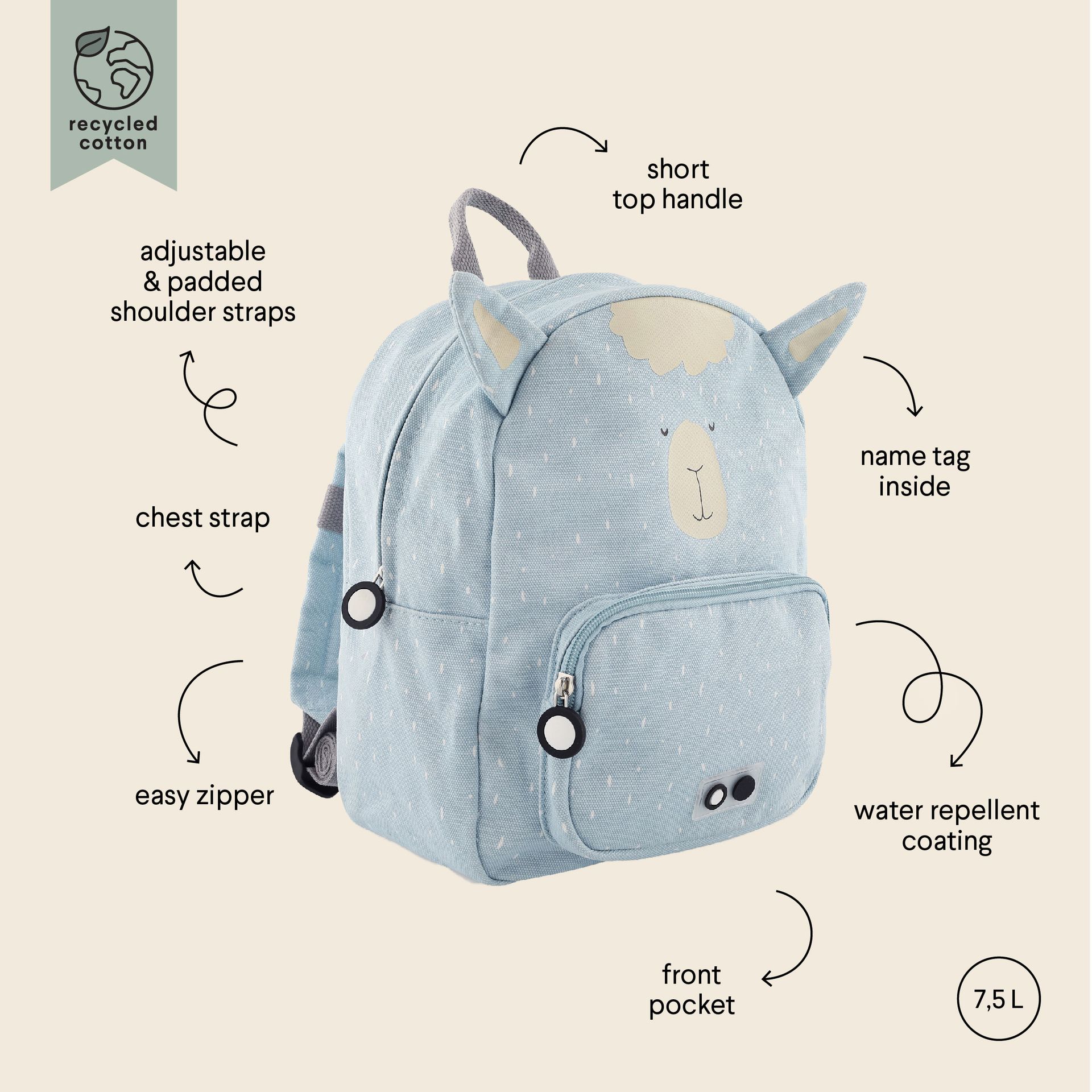 Trixie Mr. Alpaca 261526 blauw