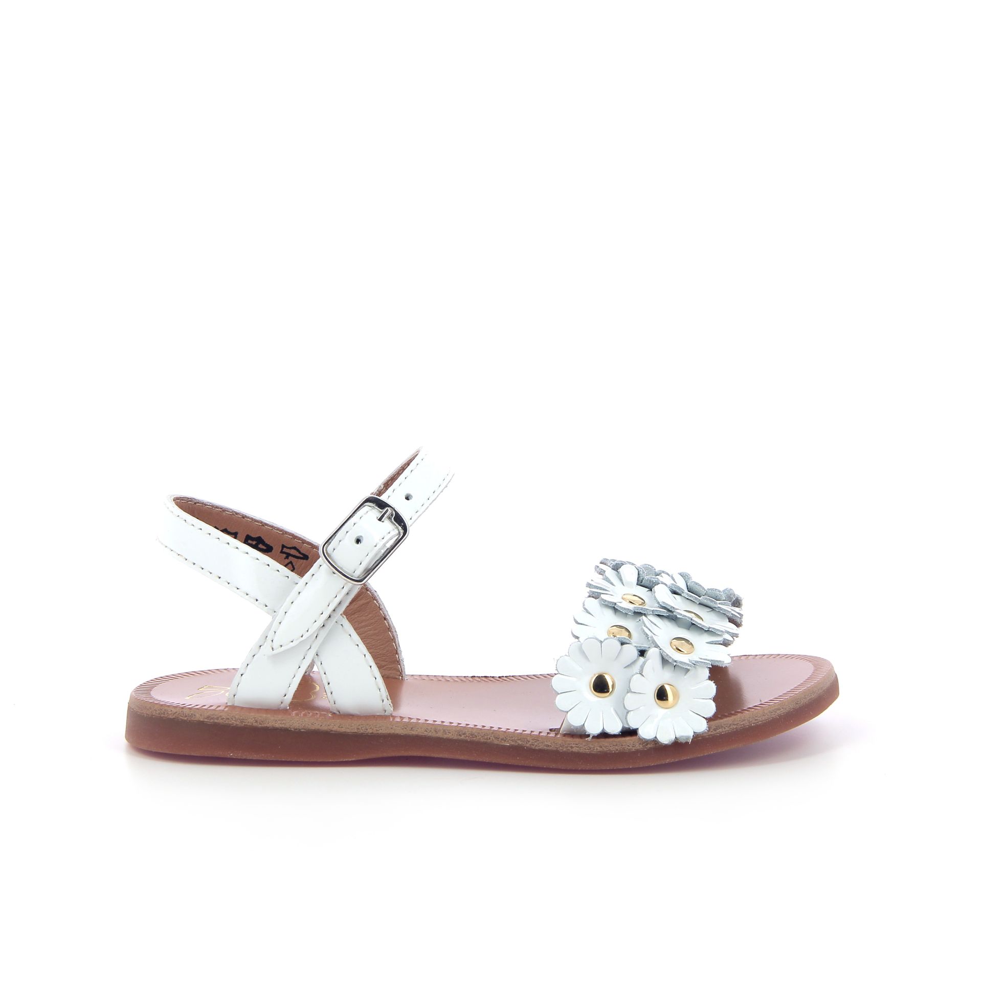 Pom D'api Plagette Multi Flo 261602 wit